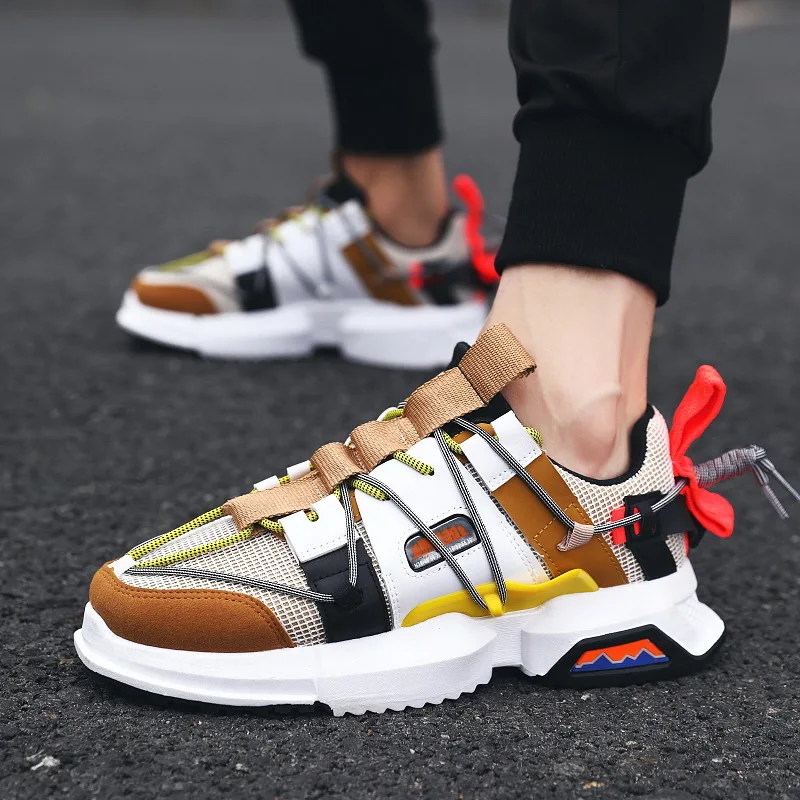 

2020 Shoes Men Sneakers Flat Male Casual Shoes Comfortable Running Men Footwear Breathable Mesh Sports Tzapatos De Hombre