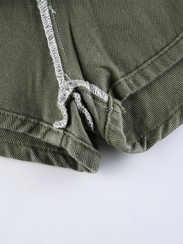 Weekeep/Модная Джинсовая юбка мини с карманами в стиле пэчворк Повседневная