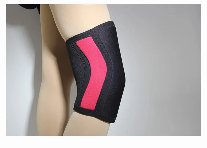 7mm Compression Neoprene Squats Protector Kneecap Sports Safety Weightlifting Fitness Gym Home Outdoor Training Knee Pads 1pc | Спорт и