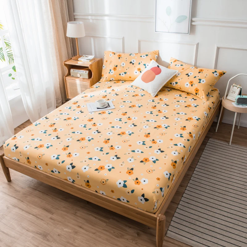 Новинка модная простыня с цветочным принтом Современная Простыня из чистого