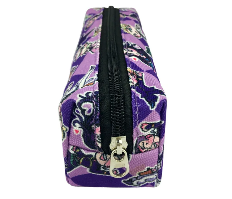 JoJo's причудливая аниме косметичка холст молния школьный Карандаш Чехол для