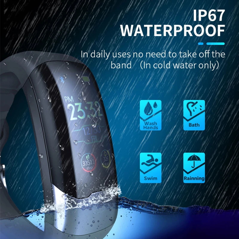 Смарт часы pK e70 h66 водостойкие с пульсометром и тонометром|Смарт-браслеты| |