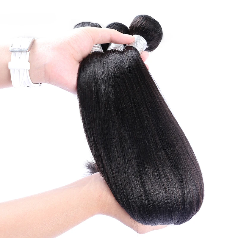 Прямые волнистые волосы Yaki пучки волос из 100% натуральных Remy продукты для