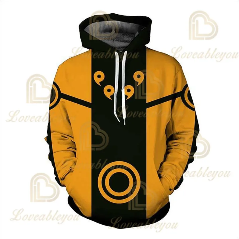 Купи Winter 3D Naruto Hoodies Men/women Fashion Hot Seven Generations of Naruto Streetwear Print Men's Hoodies and Sweatshirt за 1,065 рублей в магазине AliExpress