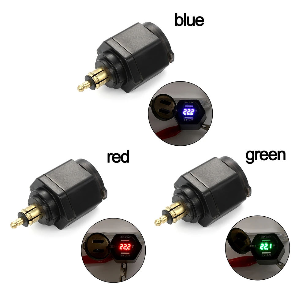 USB-адаптер для зарядного устройства с цифровым дисплеем BMW F800GS F650GS F700GS R1200GS R1200RT F650