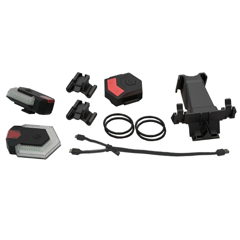 

Bike Turn Signal Front Rear Light with Wireless Remote Control Bicycle Taillight