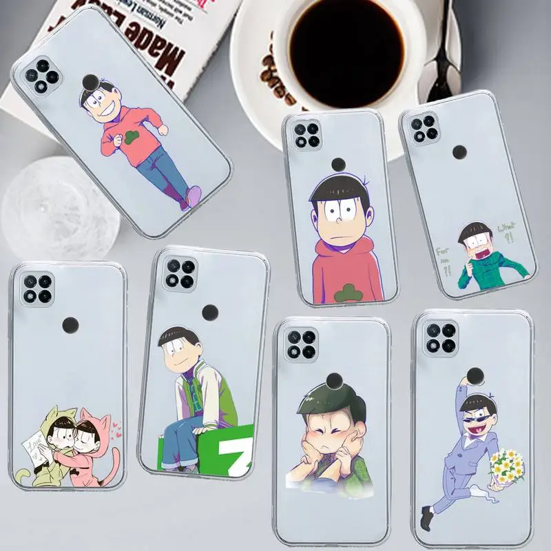 

Japan anime Osomatsu Phone Case Transparent for Xiaomi redmi note x f poco 10 11 9 7 8 3 i t s pro cover shell coque