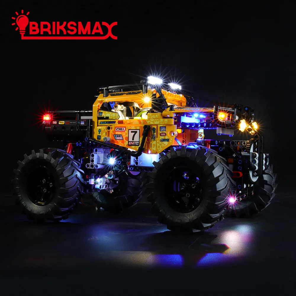 BriksMax светодиодный светильник для Technic 42099 4X4 X-treme Off-Roader светильник ing Set(не включает модель