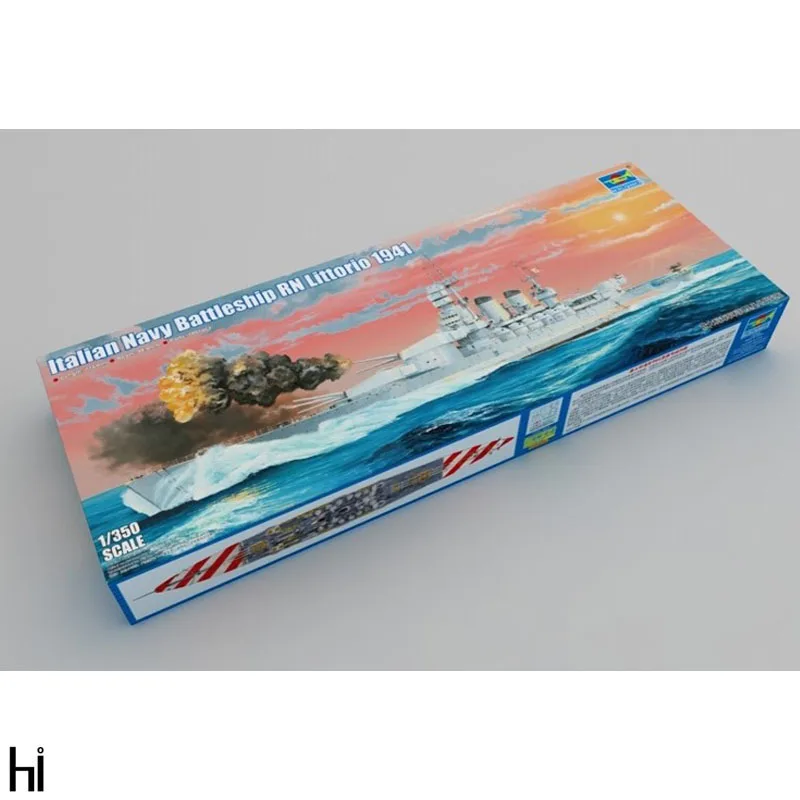 Trumpeter 05319 1/350 темно синий линкор RN Littorio итальянский 1941 военный корабль сборка