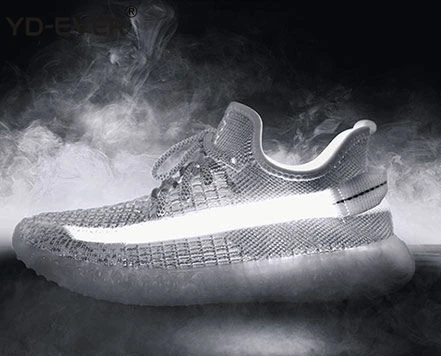 YD-EVER летние сетчатые светильник спортивная обувь блестящие Мужская дышащая