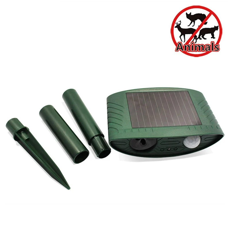 

High Quality Solar Power Eco-friendly Outdoor Garden Ultrasonic Repeller Motion Pest Animal Mice Rat Mouse Fox Control