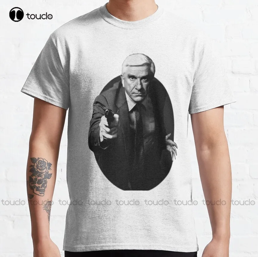 

Leslie Nielsen Naked gun Classic T-Shirt womens shirts for work Custom aldult Teen unisex digital printing xs-5xl All seasons