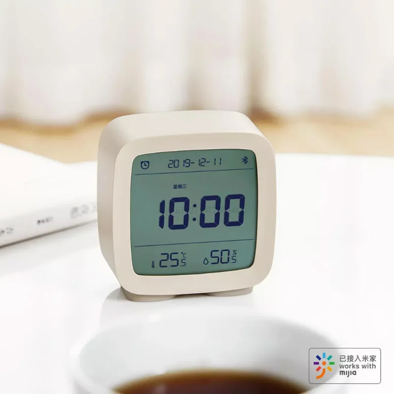 Датчик температуры и влажности Youpin Qingping Mijia Bluetooth светильник с ЖК дисплеем