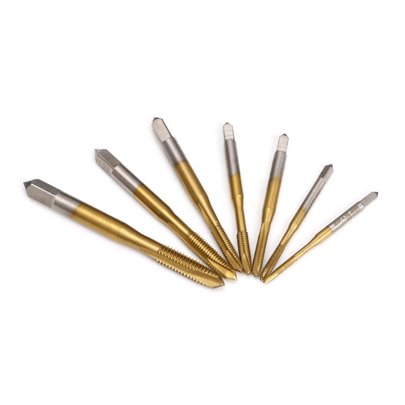 M2/M2.5/M3/M3.5/M4/M5/M6 HSS Метрическая прямая резьба с канавкой винтовой кран | Инструменты