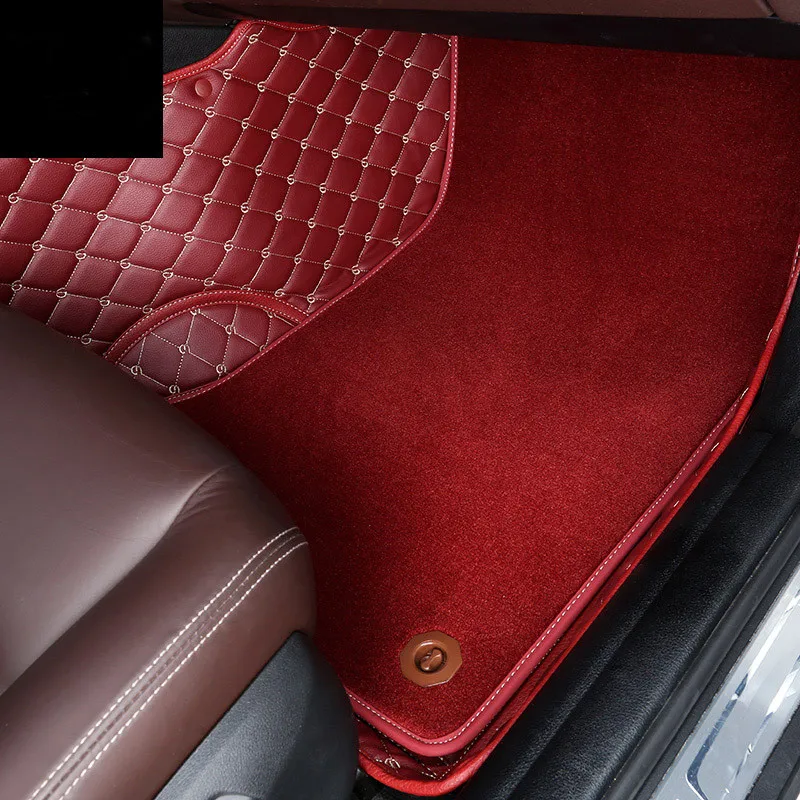 Полный комплект водонепроницаемых автомобильных ковриков Мягкие Передние и