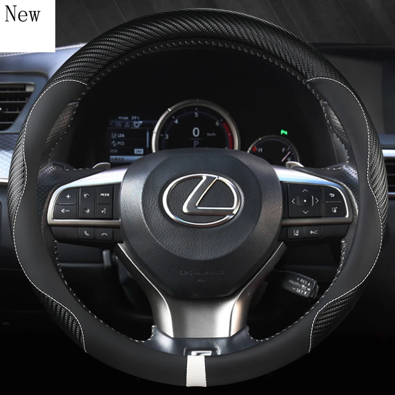

for Lexus ES250 RX270 ES300h CT200h Universal Car Steering Wheel Cover Leather 37\38cm All Series Car Accessories