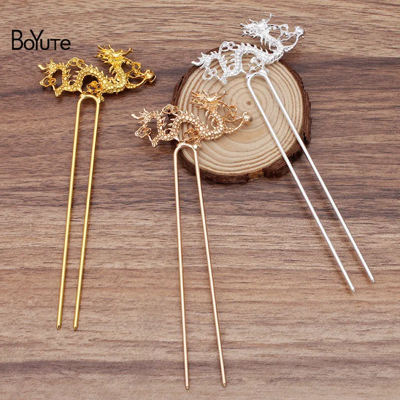 Оптовая продажа 5 шт./лот 60*26 мм металлическая Тиара для волос с драконом