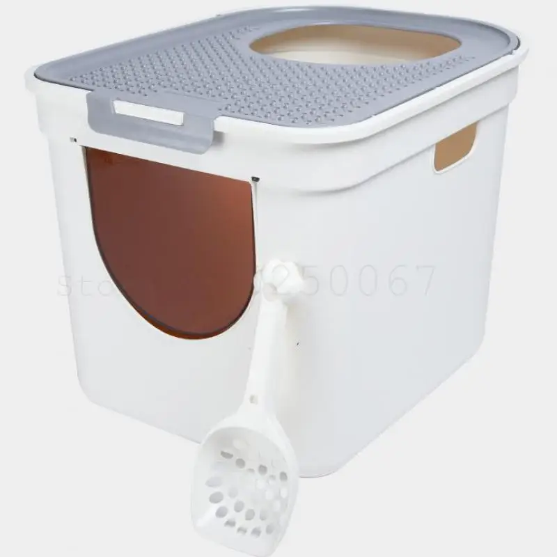 Контейнер для песка кошек полностью закрытый туалет с защитой от запаха кошачьих