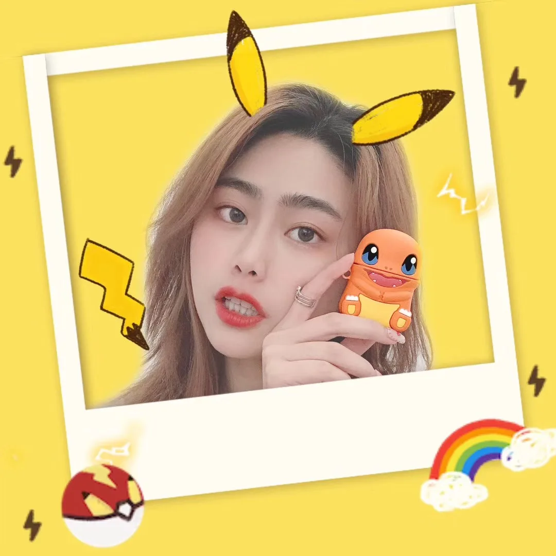 Силиконовый чехол Charizard для Airpods Air Pods, защитный чехол, защита от потери, аксессуары Fundas