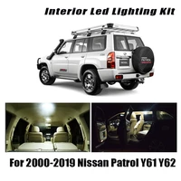 canbus for nissan patrol y61 y62 2000 2017 2018 2019 vehicle led interior dome map roof light kit car lamp accessories