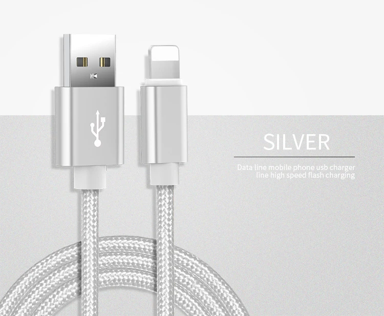 Кабель Micro USB Oincase de datos de carga rapida нейлоновая оплетка 1 м 2 м 3 м USB кабель для iPhone 11 7 6 S Plus X XR MRX