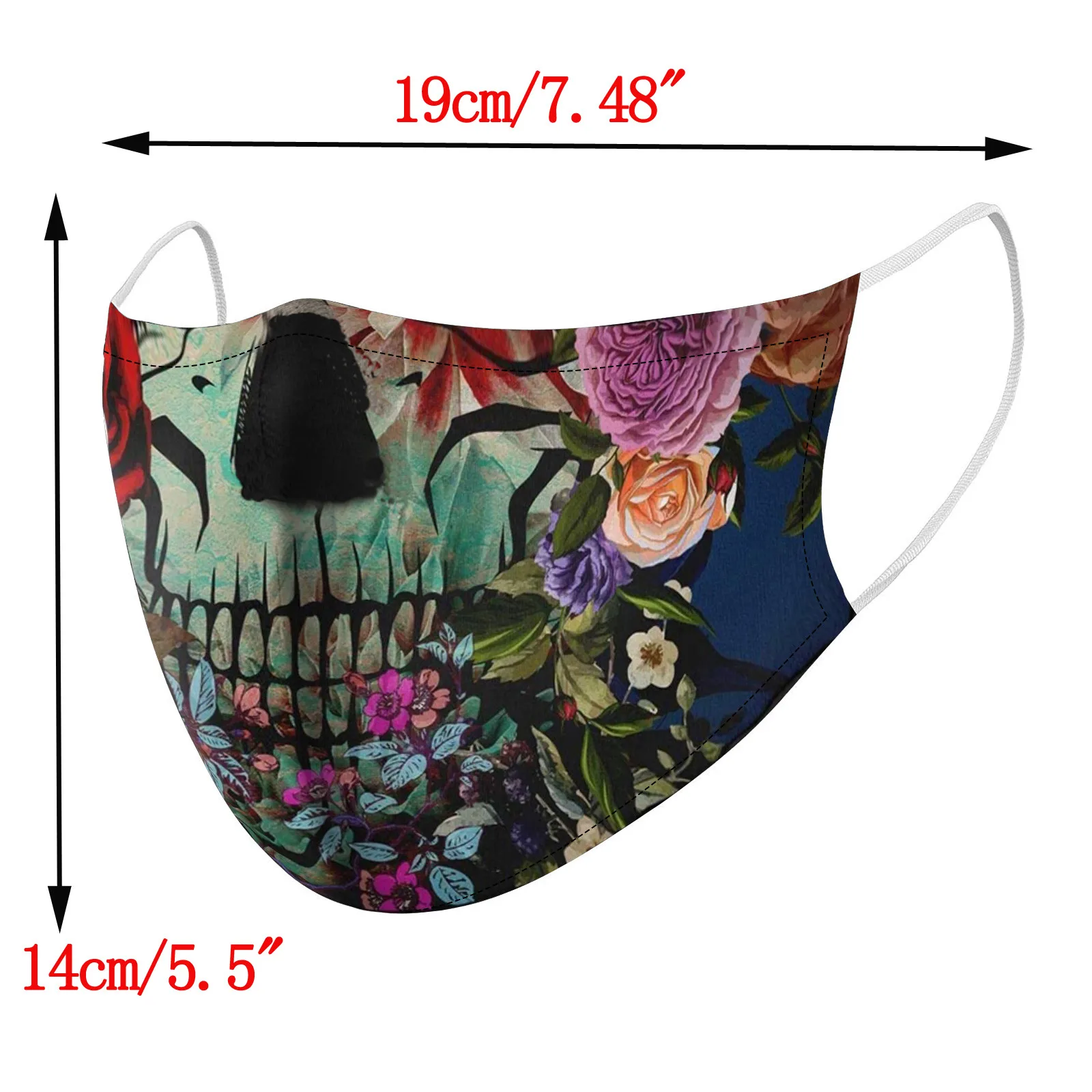 

1PC Printing Masque Adult Washable Breathable Protective Face Mask Unisex Earloop Mascarilla Tela Reusable Mascarillas Lavables