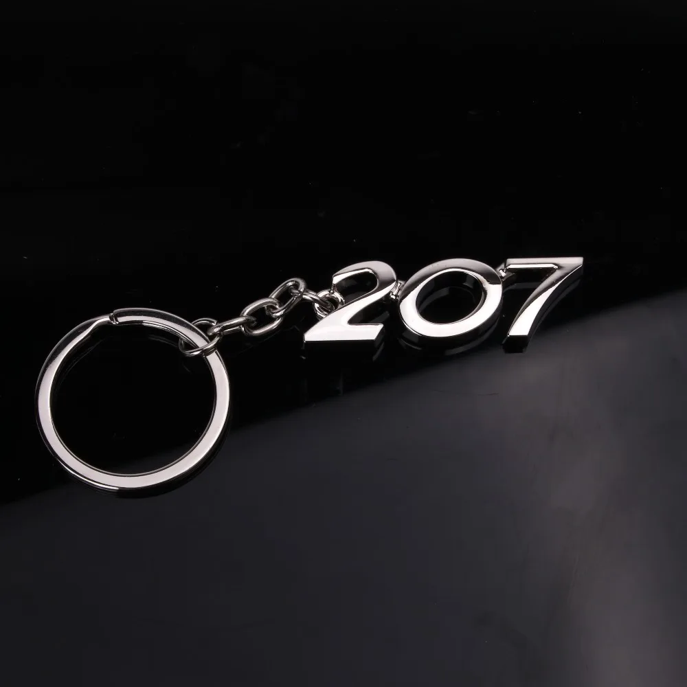 Брелки для Peugeot 206 207 301 307 308 3008 408 508 автомобильный брелок с кольцом стайлинга