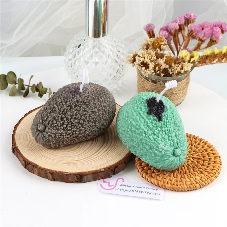 Авокадо силикон 3D стерео аромат креативные фрукты эпоксидная смола ремесла