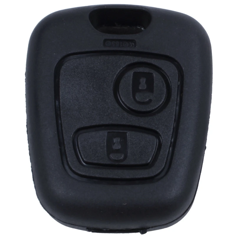 

433mhz remote key fob 2 button blade w/transponder chip ID46 for peugeot 206