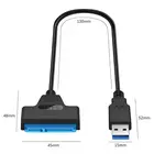 USB 3,02,0Type C до 2,5 дюймов SATA жесткий диск адаптер конвертер кабель для 2,5 ''HDDSSD