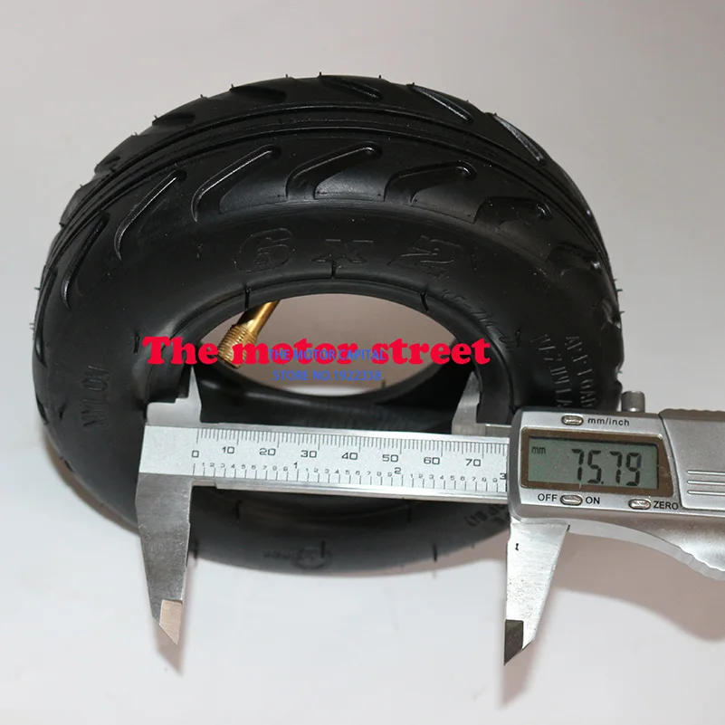 Супер 6 дюймов 6X2tyre скутер шины и внутренняя трубка набор Электрический колесо