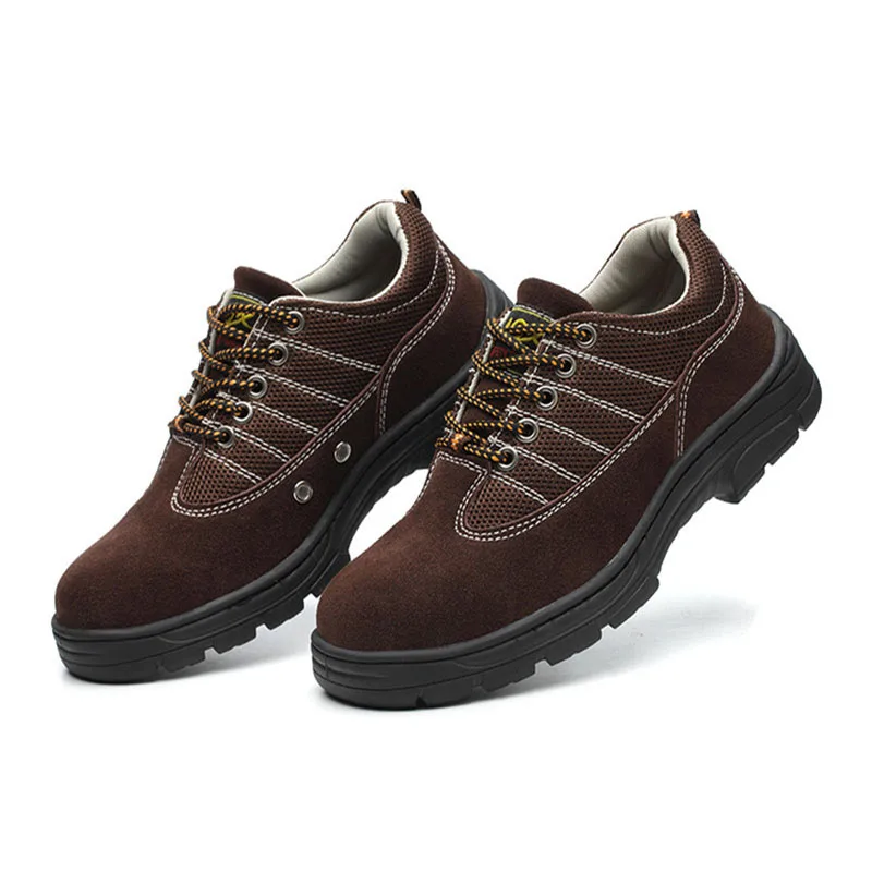 Мужские уличные обуви для тренировок нескользящая Рабочая обувь с защитой от