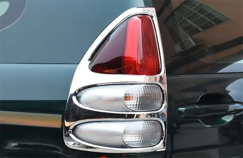 

For Toyota Land Cruiser 120 Prado J120 2003 2004 2005 2006 2007 2008 2009 Chrome Taillight Cover Car-styling Tuning Accessory