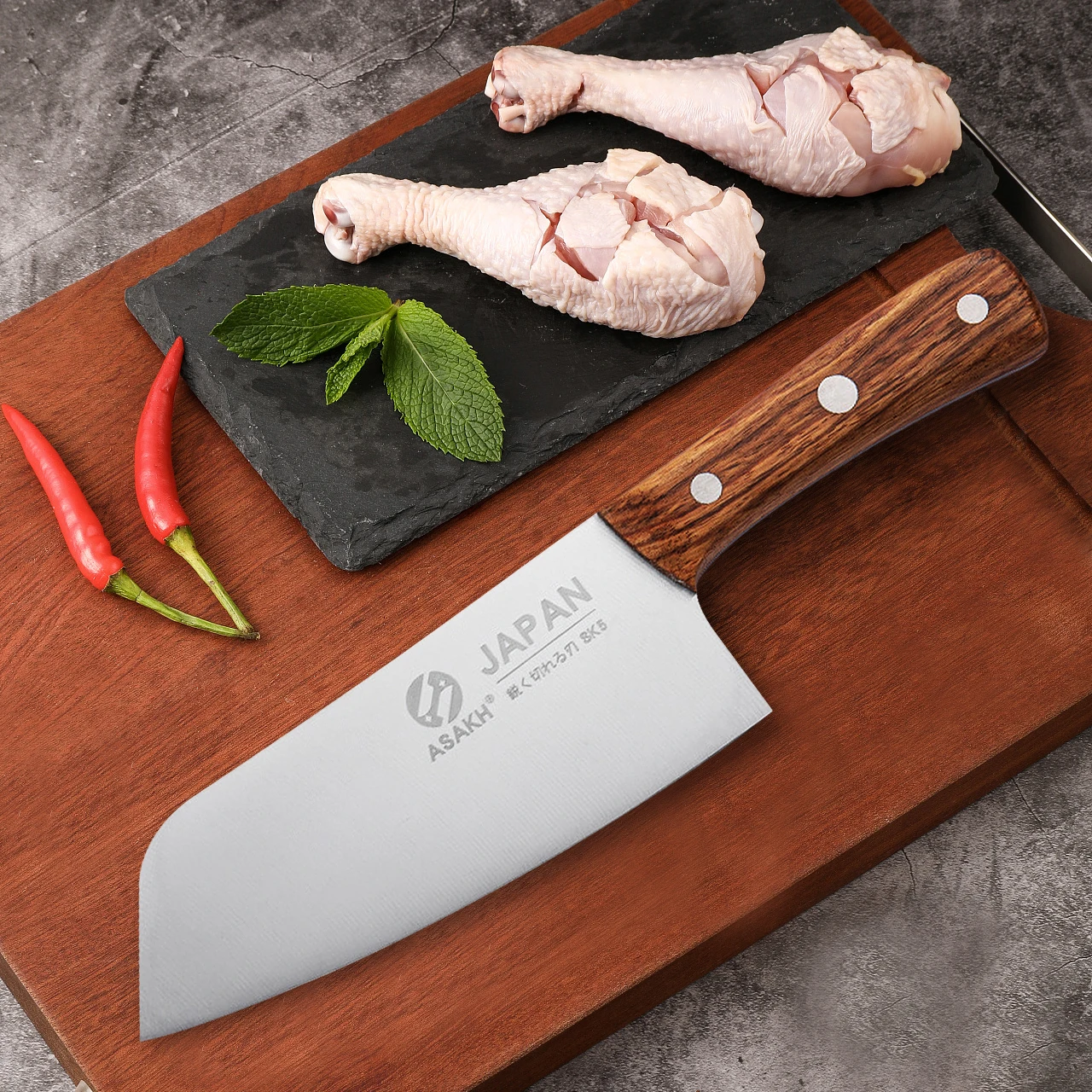 Нож шеф-повара для мяса 7 дюймов из высокоуглеродистой нержавеющей стали | Дом и