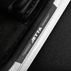 4 шт. для VW Jetta 2006-2013 2014 2015 2016 2017 2018 2019 2020 2021 пороговая пластина наклейки из углеродного волокна аксессуары