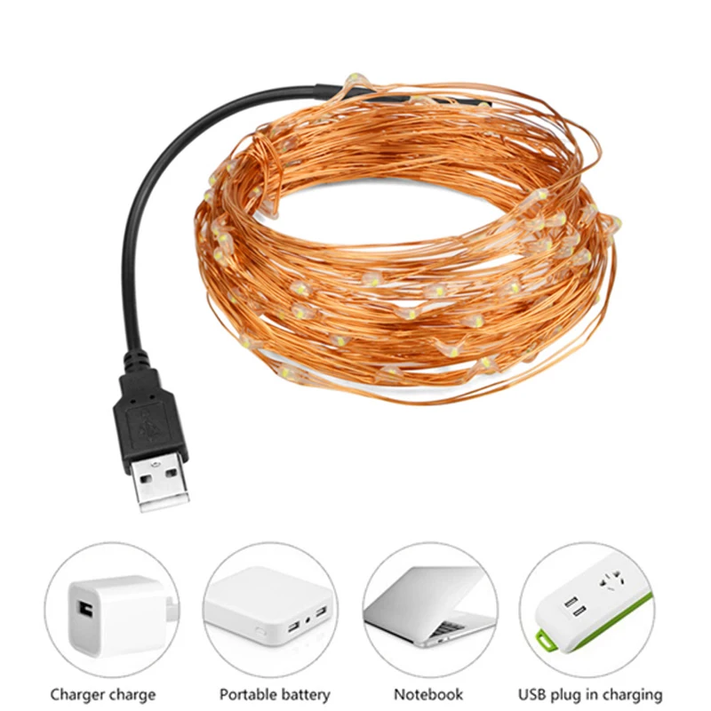 Рисунок 4 - СВЕТОДИОДНАЯ Гирлянда USB Водонепроницаемая