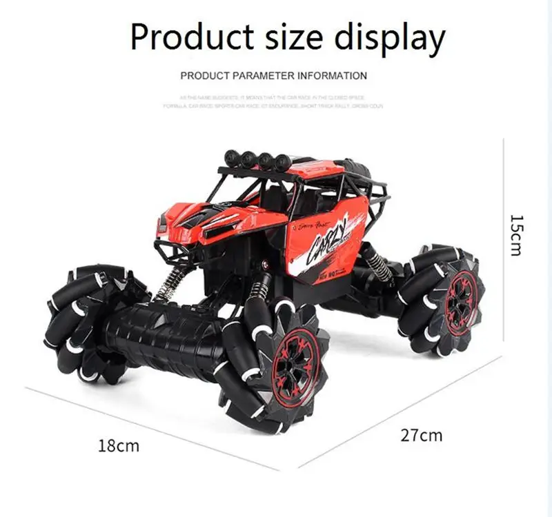 2 4 GHz 4WD Новый Радиоуправляемый автомобиль внедорожный музыкальный с