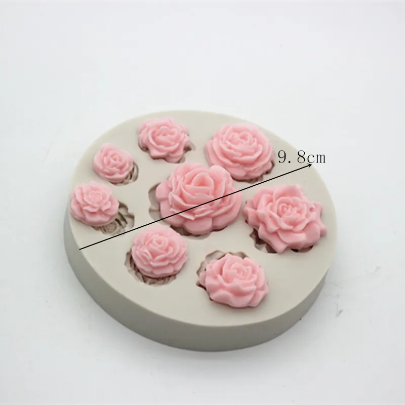 Оптовая продажа Цветочная мини форма для изготовления торта из силикагеля|Формы
