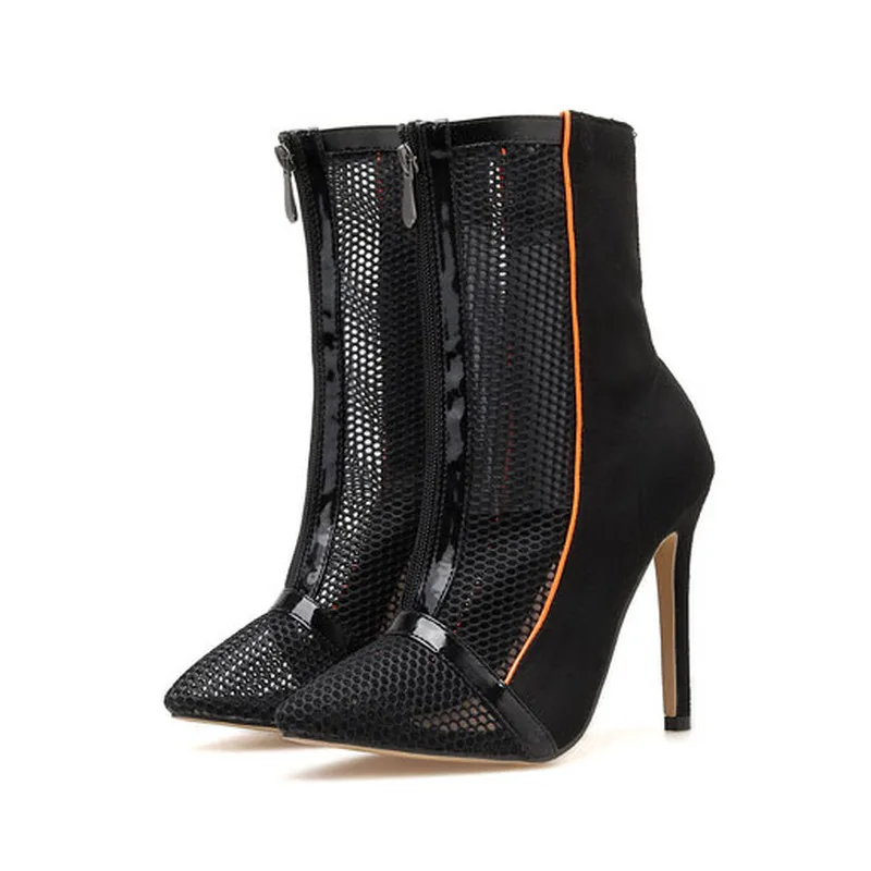 2020 женские модные сандалии с острым носком и закрытой пяткой пикантные ботинки