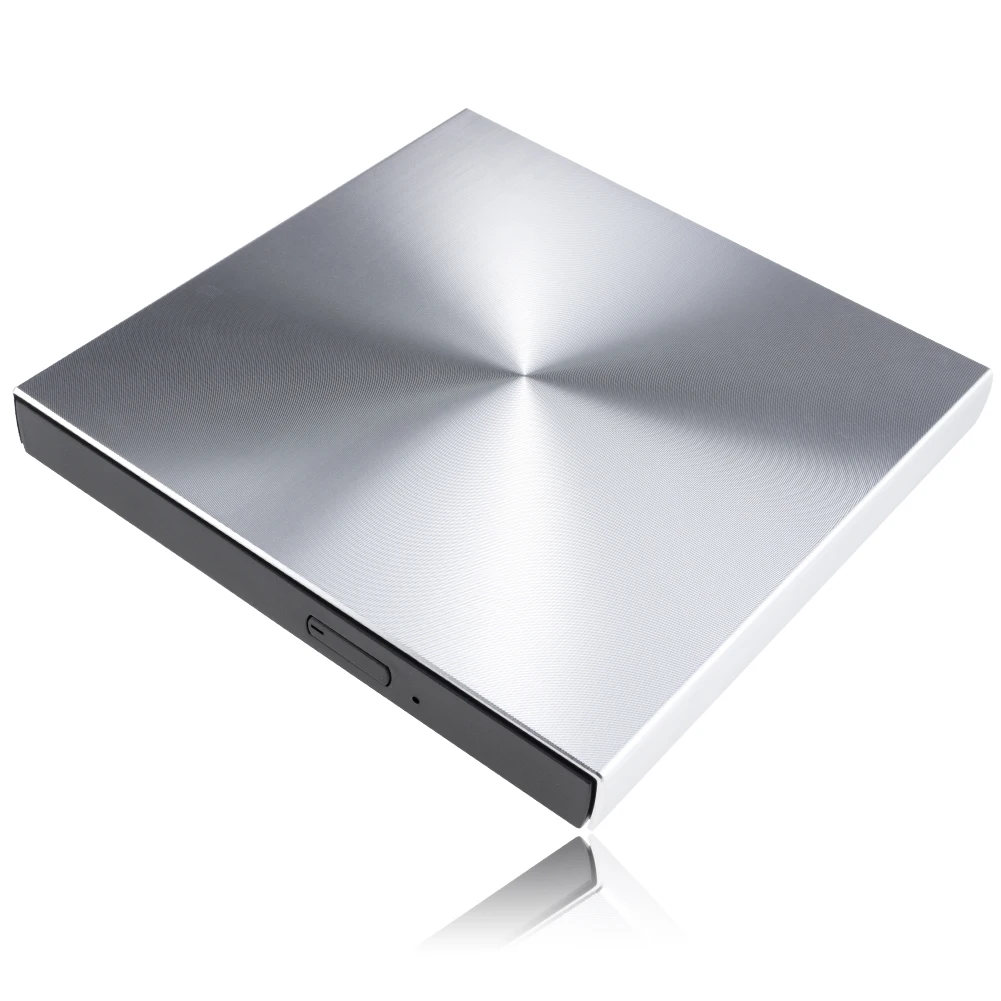 YiYaYo USB 3,0 алюминиевый сплав внешний DVD горелки писатель рекордер CD rom плеер портативный оптический привод для ноутбука ПК Macbook OS