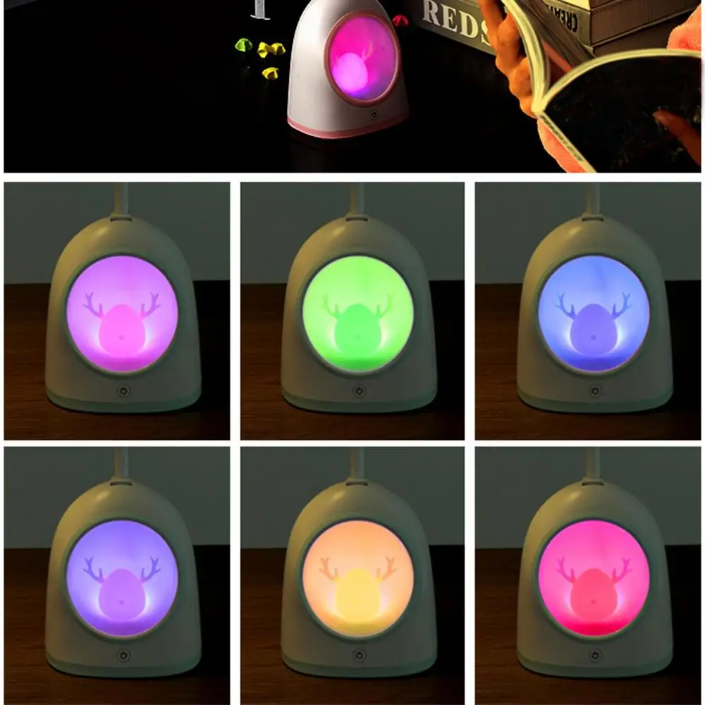 Светодиодная настольная лампа с защитой глаз перезаряжаемый ночсветильник для