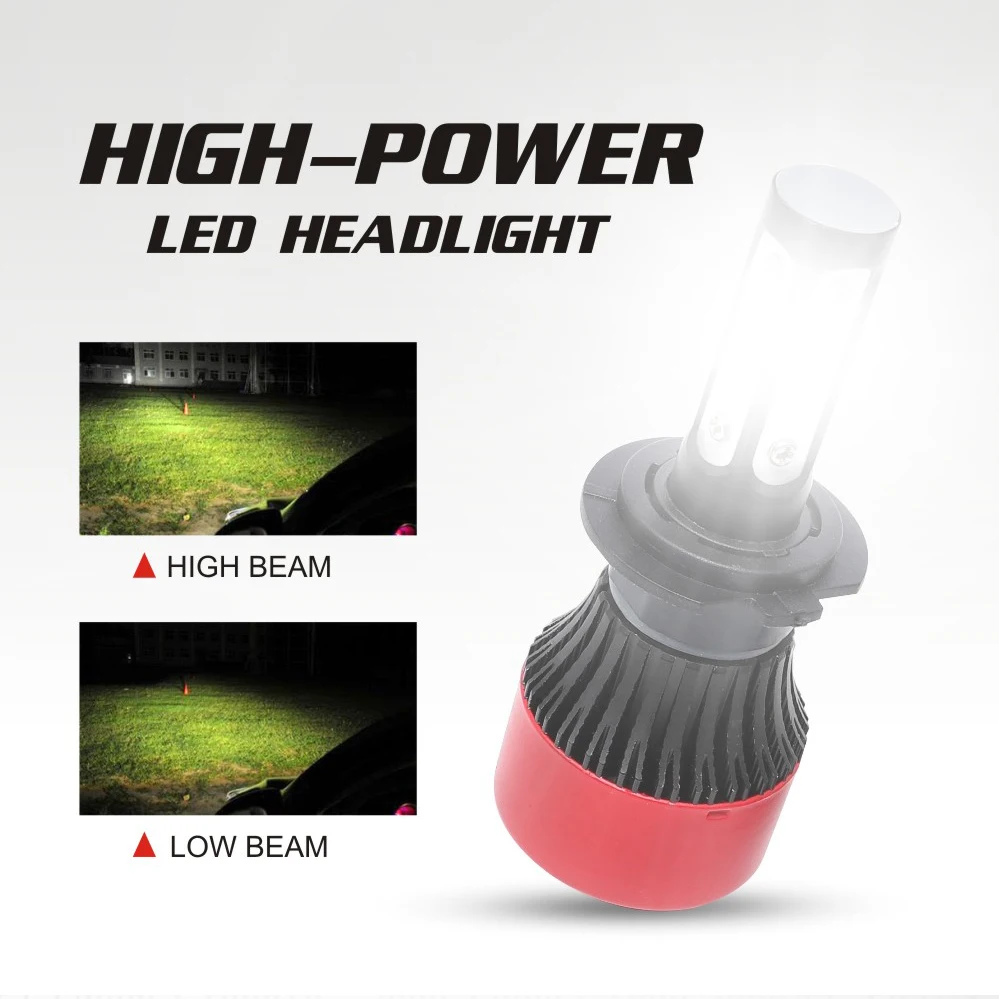 Светодиодная лампа FDCHT h1 h11 h4 h7 автомобильная фара 6500k psx24w h15 h27 d1s d2s d4s 24v hb3 hb4 h8 h3 turbo