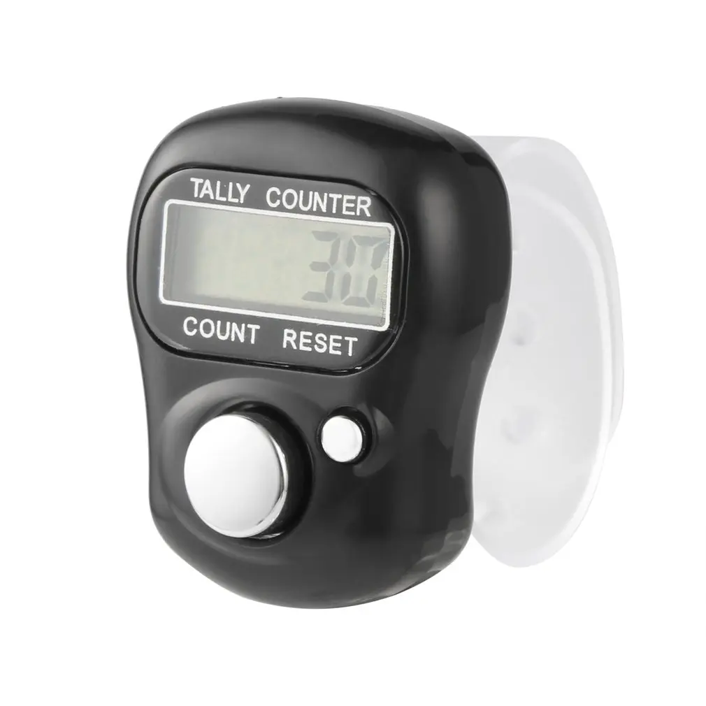 

1pc Finger Tally Counter Finger Clicker Mini 5 Digit LCD Electronic Digital Golf Sports Hand Held Ring Tally Counter