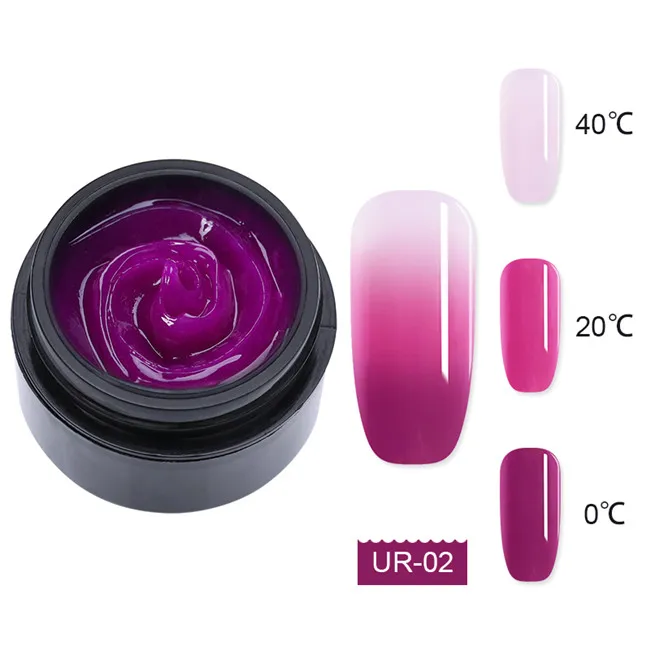 15ml Thermal 2 Ur Sugar Poly быстрое удлинение Гель-лак для ногтей розовый, белый, прозрачный впитывающийся УФ-гель для наращивания ногтей - Цвет: 15ml Thermal 2
