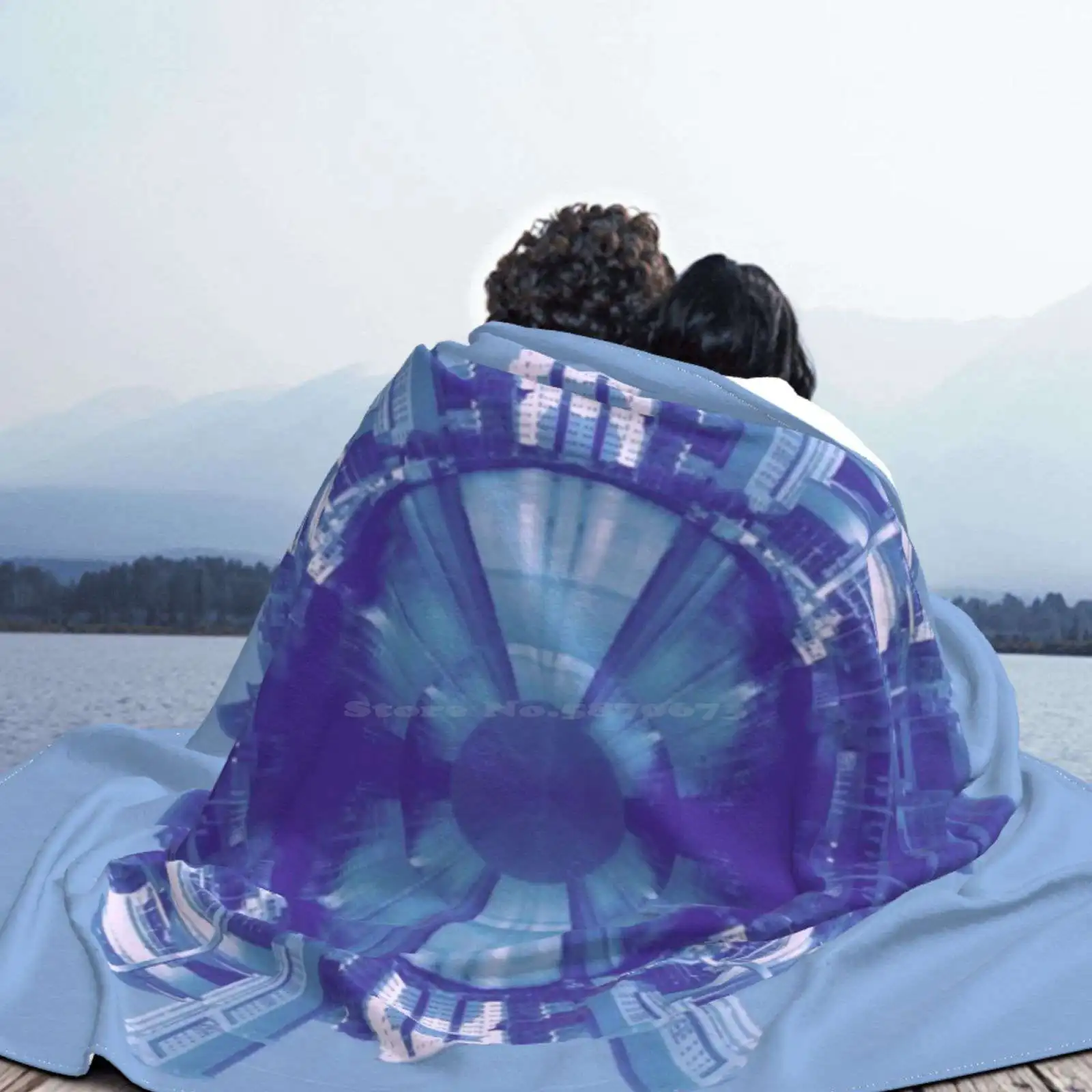 Новое поступление модное фланелевое одеяло для отдыха поездки в город Нью-Йорк |