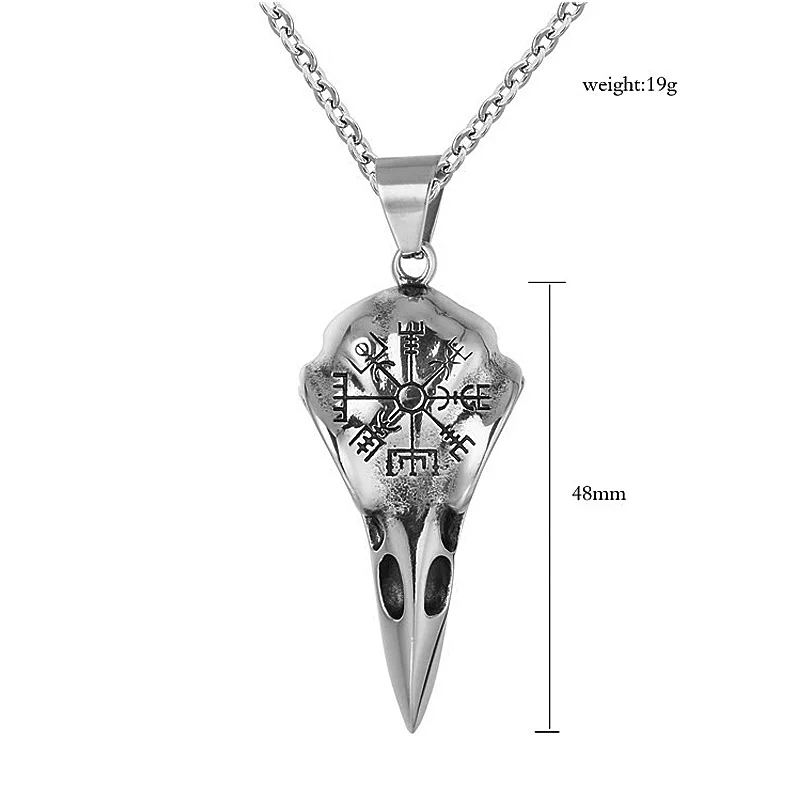 Винтажные Одина череп ворона подойдет в качестве подарка как для мужчин так и