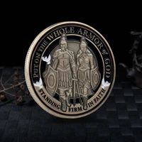 europe two knights at the battle of german victory put on whole armor of god coins collectibles home decoration