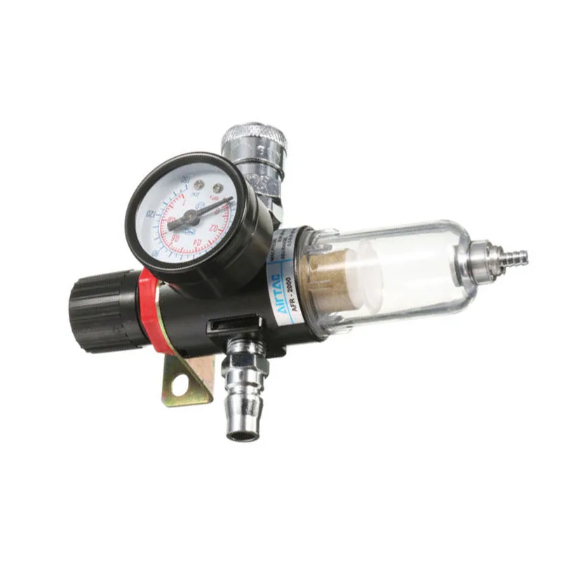 

1/4Air Pressure Regulator Oil/Water Separator Moisture Trap Filter Compressor