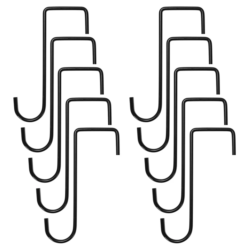 

10 Pcs over Fence Hooks for Lights Plant Hooks & Hangers Garden Wall Hanging Fence Hooks for Garden Home Decor