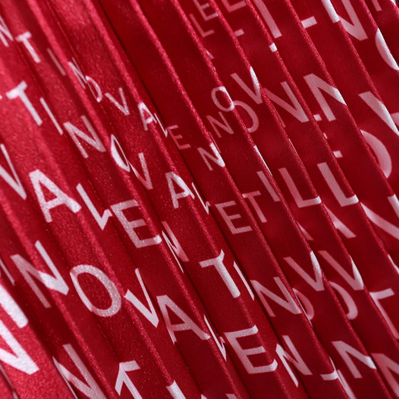 Trytree Сезон осень-зима Женская повседневная юбка с принтом в виде букв 4 Цвет